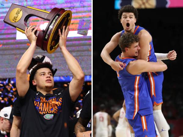 Walter Clayton Jr meninggalkan kampusnya sebagai seorang juara nasional dan legenda. (Foto: AP)