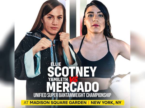 Ellie Scotney (kiri) dan Yamileth Mercado. (Foto: Fight TV)