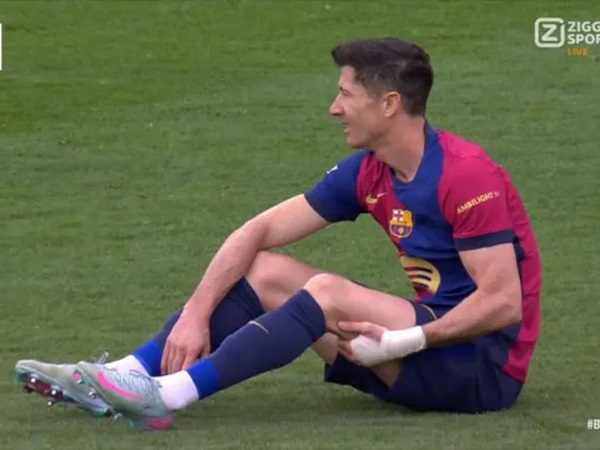 Barcelona Konfirmasi Lewandowski Mengalami Cedera
