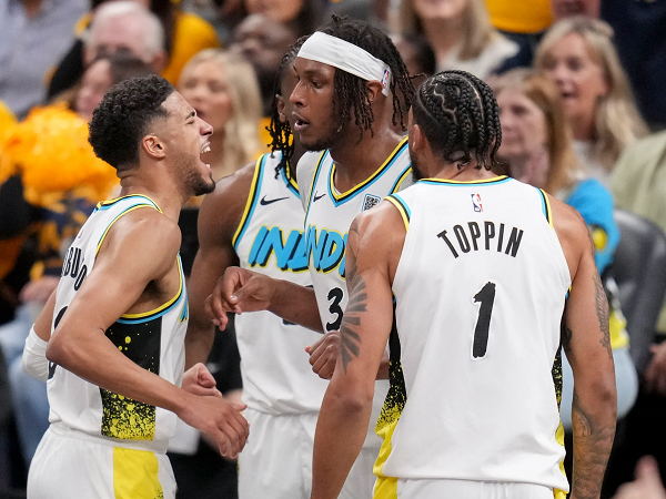 Indiana Pacers tetap membumi meski gulung Milwaukee Bucks di Game 1.
