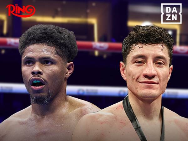 Shakur Stevenson (kiri) dan William Zepeda. (Foto: Fight TV)