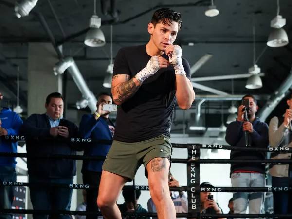 Ryan Garcia giat berlatih jelang petarungannya melawan Rolando "Rolly" Romero. (Foto: Fight TV)