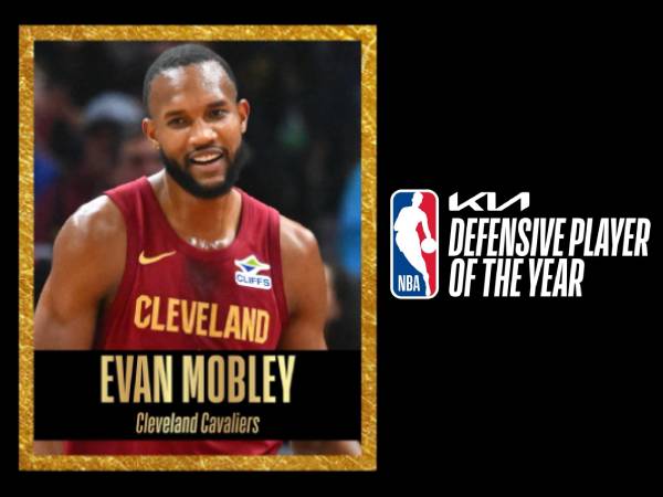 Evan Mobley mengungguli Dyson Daniels dari Atlanta dan Draymond Green dari Golden State untuk mendapatkan penghargaan tersebut. (Foto: NBA)