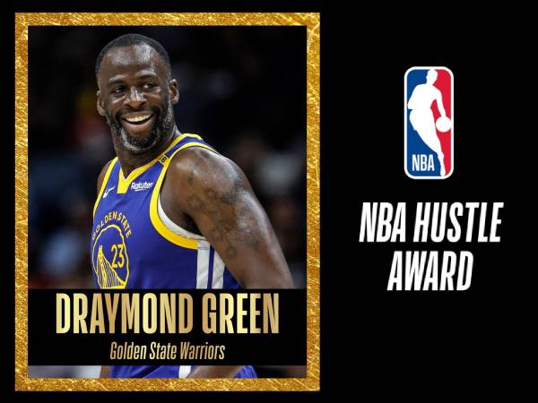 Draymond Green, 35 tahun, menjadi pemain tertua yang pernah menerima penghargaan ini. (Foto: NBA)