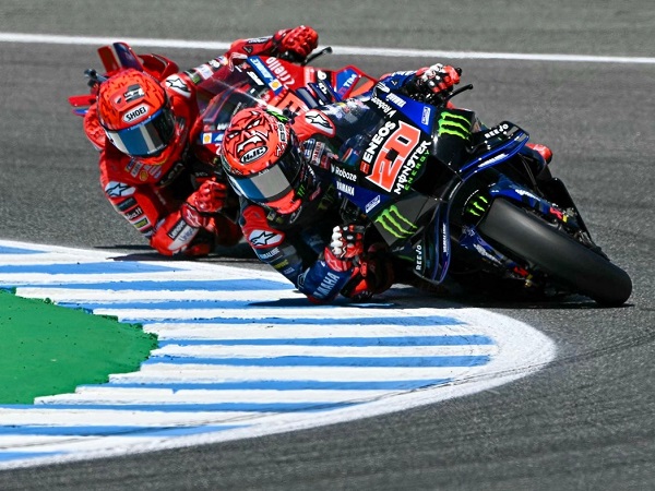 Fabio Quartararo ambil sisi positif meski crash di Sprint Race GP Spanyol.