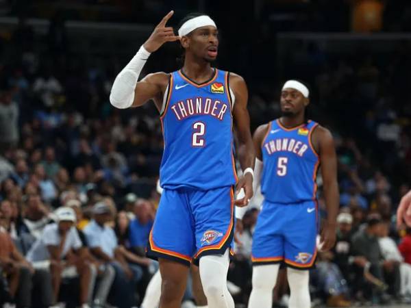 Bintang Oklahoma City Thunder, Shai Gilgeous-Alexander tidak tampil baik di tiga pertandingan pertama seri ini. (Foto: AP)