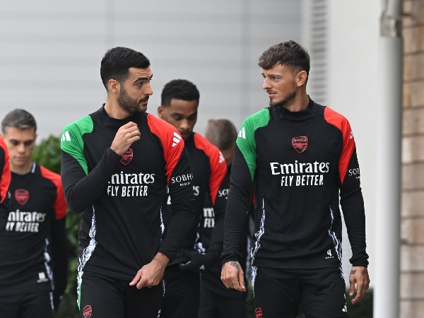 Dua pemain kunci Arsenal, Mikel Merino dan Ben White