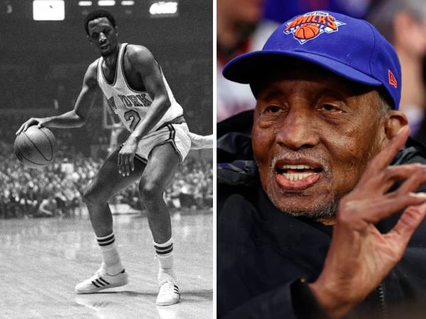 Dick Barnett membela tim juara Knicks pada 1970 dan 1973, serta jersey nomor 12 miliknya dipensiunkan klub. (Foto: AP)