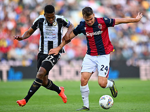 Tiang Gawang Gagalkan Bologna, Udinese Tahan Imbang Rossoblu