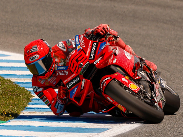 Marc Marquez diklaim terlalu pede sehingga alami crash di GP Spanyol.