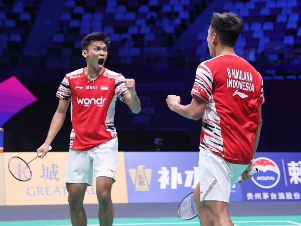 Bagas/Fikri senang bisa tumbangkan Kim/Seo di semifinal Piala Sudirman 2025.