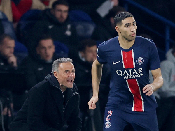 Achraf Hakimi dan Luis Enrique