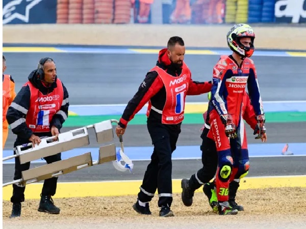 Joan Mir Alami Patah Tulang Tangan Usai Terjatuh di MotoGP Prancis