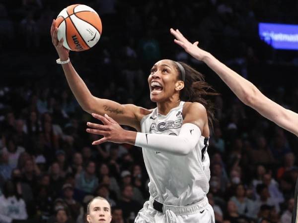 A'ja Wilson bisa menjadi MVP empat kali pertama dalam sejarah WNBA. (Foto: AP)