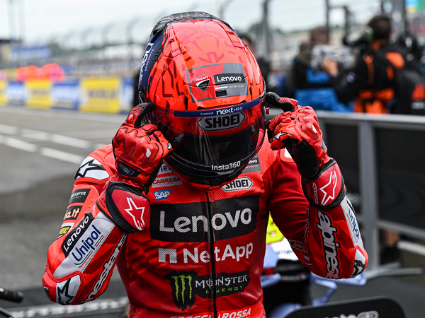 Marc Marquez memang tidak terlalu ngotot kejar Johann Zarco di GP Prancis.