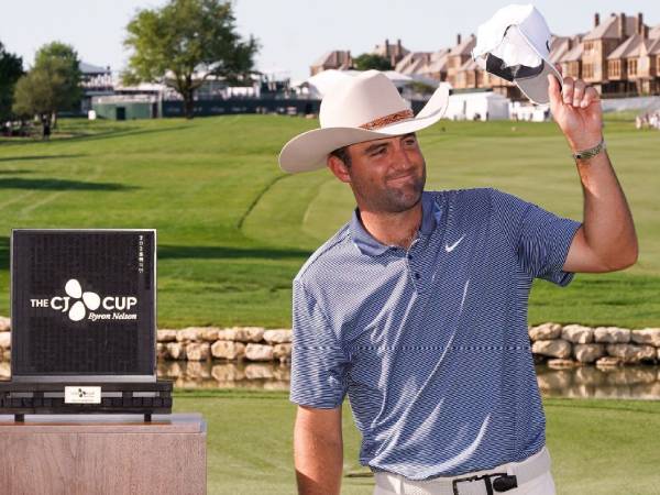 Scottie Scheffler memenangi CJ Cup Byron Nelson dua pekan lalu. (Foto: Golf Digest)