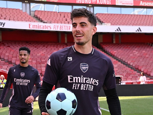 Kai Havertz memanfaatkan betul masa istirahatnya dari lapangan pertandingan