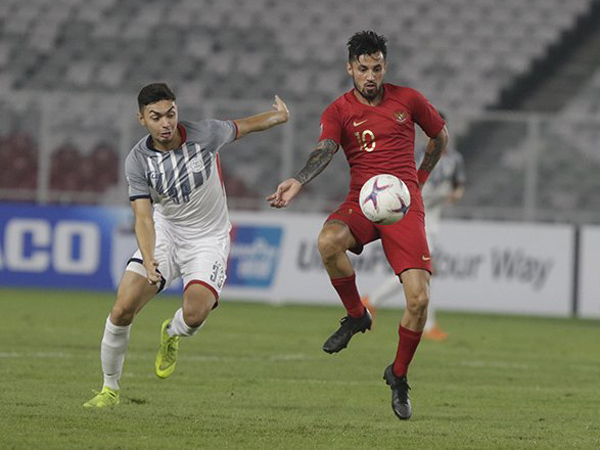 Stefano Lilipaly saat memperkuat timnas Indonesia pada 2022 silam