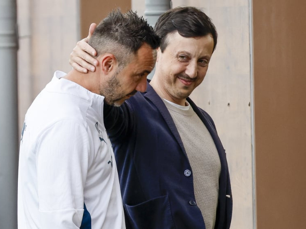 Roberto De Zerbi dan Pablo Longoria