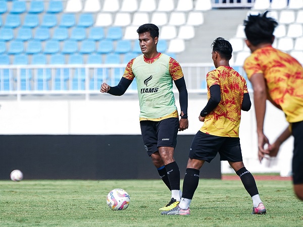 Persiapan Arema FC jelang menghadapi pertandingan kontra Semen Padang FC
