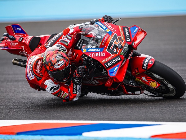 Francesco Bagnaia keluhkan bagian depan motornya yang tak nyaman.