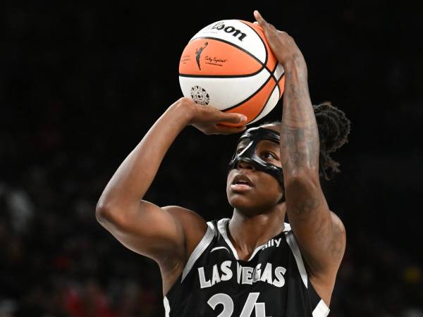 Jewell Loyd dari Las Vegas Aces. (Foto: AP)
