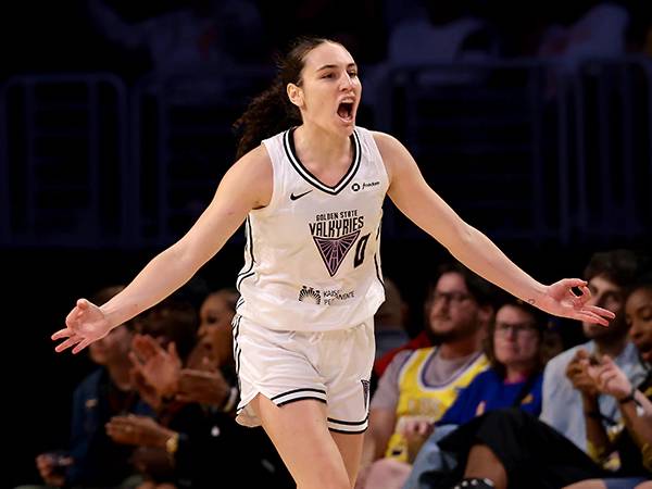 Carla Leite dari Golden State Valkyries. (Foto: AP)