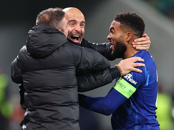 Enzo Maresca dan kapten Chelsea, Reece James