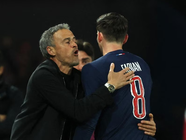 Fabian Ruiz dan Luis Enrique