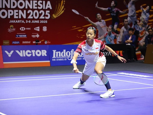 Putri KW tergolong beruntung bisa lolos ke 16 besar Indonesia Open 2025.