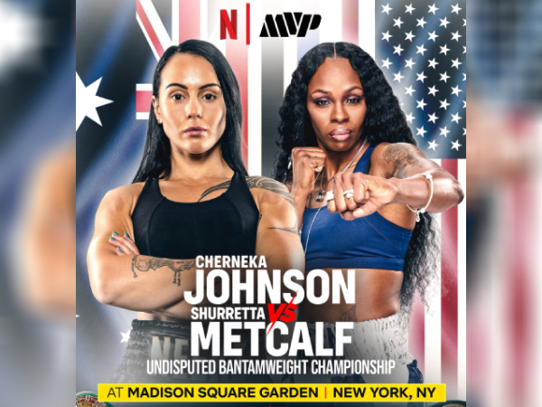 Setelah Thorslund mundur, Shurretta Metcalf (kiri) mendapatkan lawan baru, Cherneka Johnson. (Foto: Fight TV)