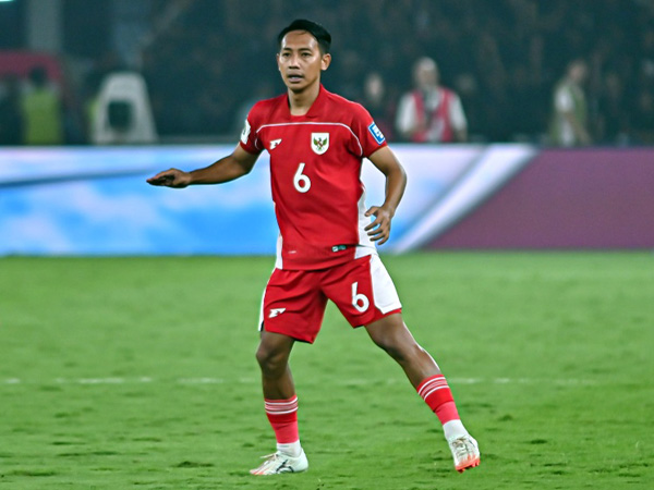 Gelandang timnas Indonesia, Beckham Putra di laga debutnya
