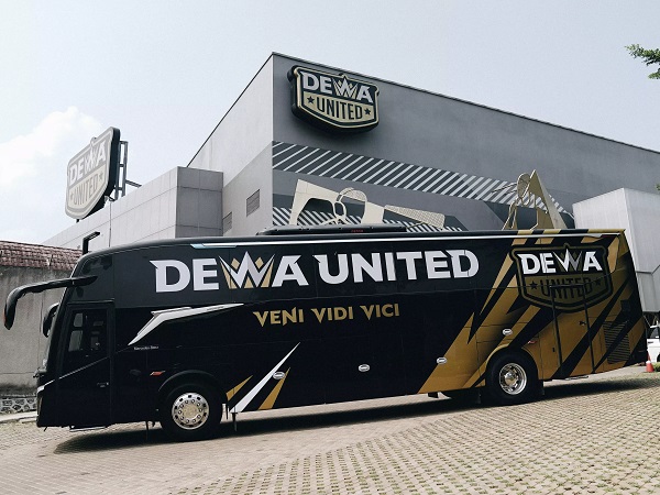 Armada bus baru tim Dewa United FC untuk musim depan