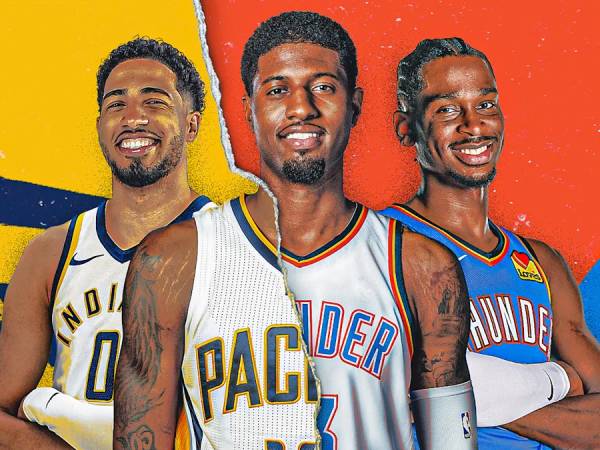 Pertukaran Paul George dari Indiana ke Oklahoma City, menciptakan efek riak yang membentuk daftar pemain kedua tim saat ini dan perjalanan mereka ke Final. (Foto: AP)