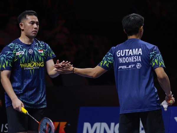 Sabar/Reza bertekad kalahkan Kim/Seo di Final Indonesia Open 2025.