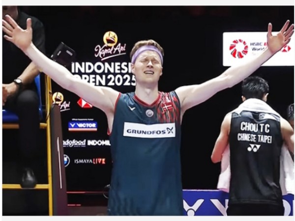 Anders Antonsen Kampiun Tunggal Putra Indonesia Open 2025