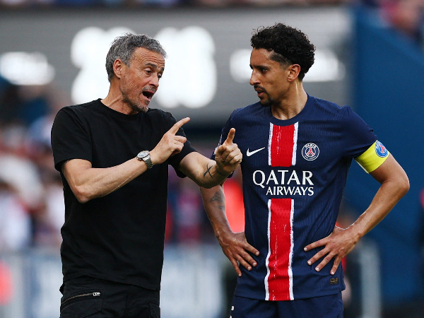 Marquinhos dan Luis Enrique