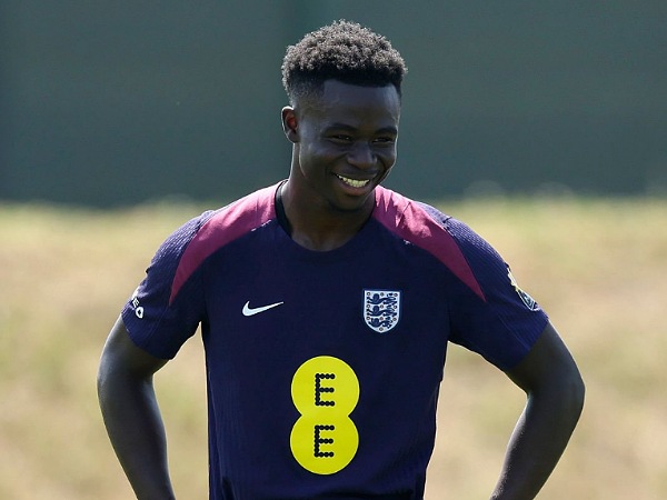 Bintang Arsenal dan timnas Inggris, Bukayo Saka