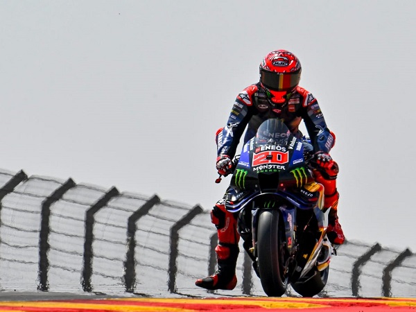 Fabio Quartararo ingin segera lupakan hasil pahit di GP Aragon.