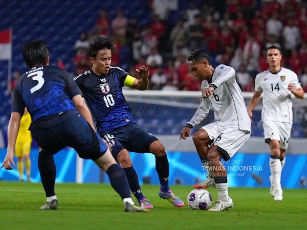 Timnas Indonesia takluk dari Jepang dengan skor telak 6-0