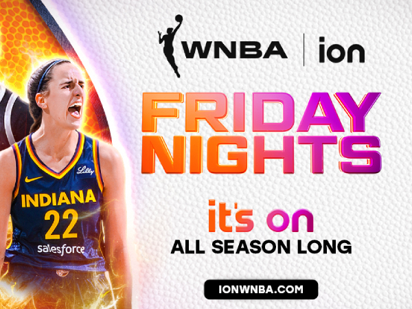 ION mulai menayangkan pertandingan hari Jumat WNBA pada 2023 lewat perjanjian awal selama tiga tahun, yang kabarnya bernilai $13 juta per tahun. (Foto: AP)