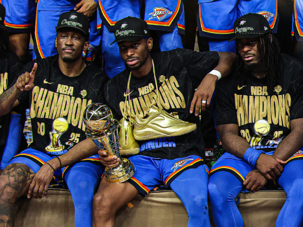Gelar juara OKC Thunder banyak berutang pada skuad muda dan kedalaman skuad. (Foto: AP)