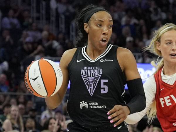 Kayla Thornton dari Golden State Valkyries. (Foto: AP)