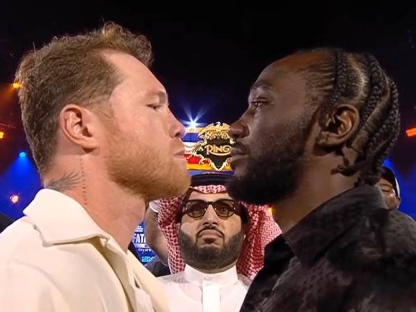 Tujuan Turki Alalshikh adalah menghilangkan apa yang dia sebut “pertarungan Tom & Jerry”, di mana satu petinju menghindar, sementara yang lain mengejar. (Foto: AP)