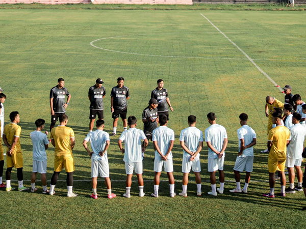 Latihan skuat Madura United jelang menatap musim baru