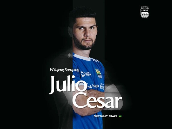 Persib kontrak Julio Cesar dengan durasi dua tahun