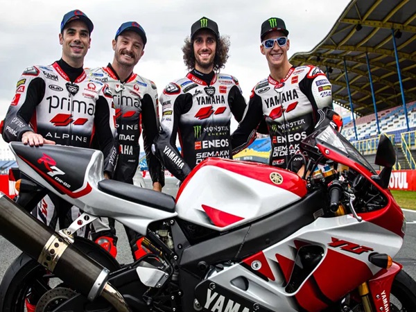 Tim Yamaha Rayakan Ultah dengan Gunakan Corak Retrodi MotoGP Belanda