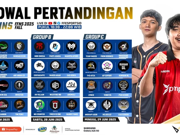 36 Tim Akan Bersaing di Turnamen Free Fire Nursantara Series