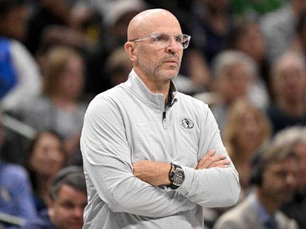 Jason Kidd, 52 tahun, masih memiliki dua tahun tersisa dalam kontraknya dan memiliki rekor 179-149 selama masa jabatannya di Dallas. (Foto: AP)