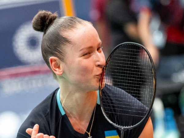 Oksana Kozyna Tetap Fokus Bermain Bulu Tangkis Meski Negaranya Dilanda Konflik